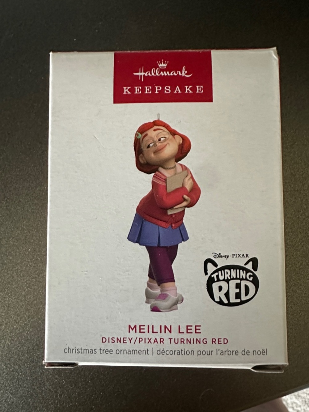 Hallmark Turning Red Meilin Lee Ornament - Red, Purple, Blue